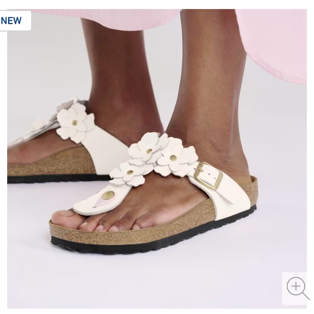Women's Blush Floral Birkenstock Gizeh